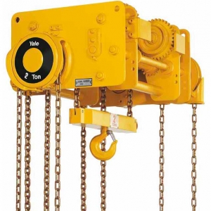 Yale VNRP/VNRG Low Headroom Push and Geared Trolley Hoists