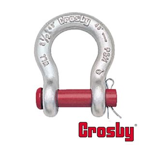 Crosby® 213 Round Pin Anchor Shackles