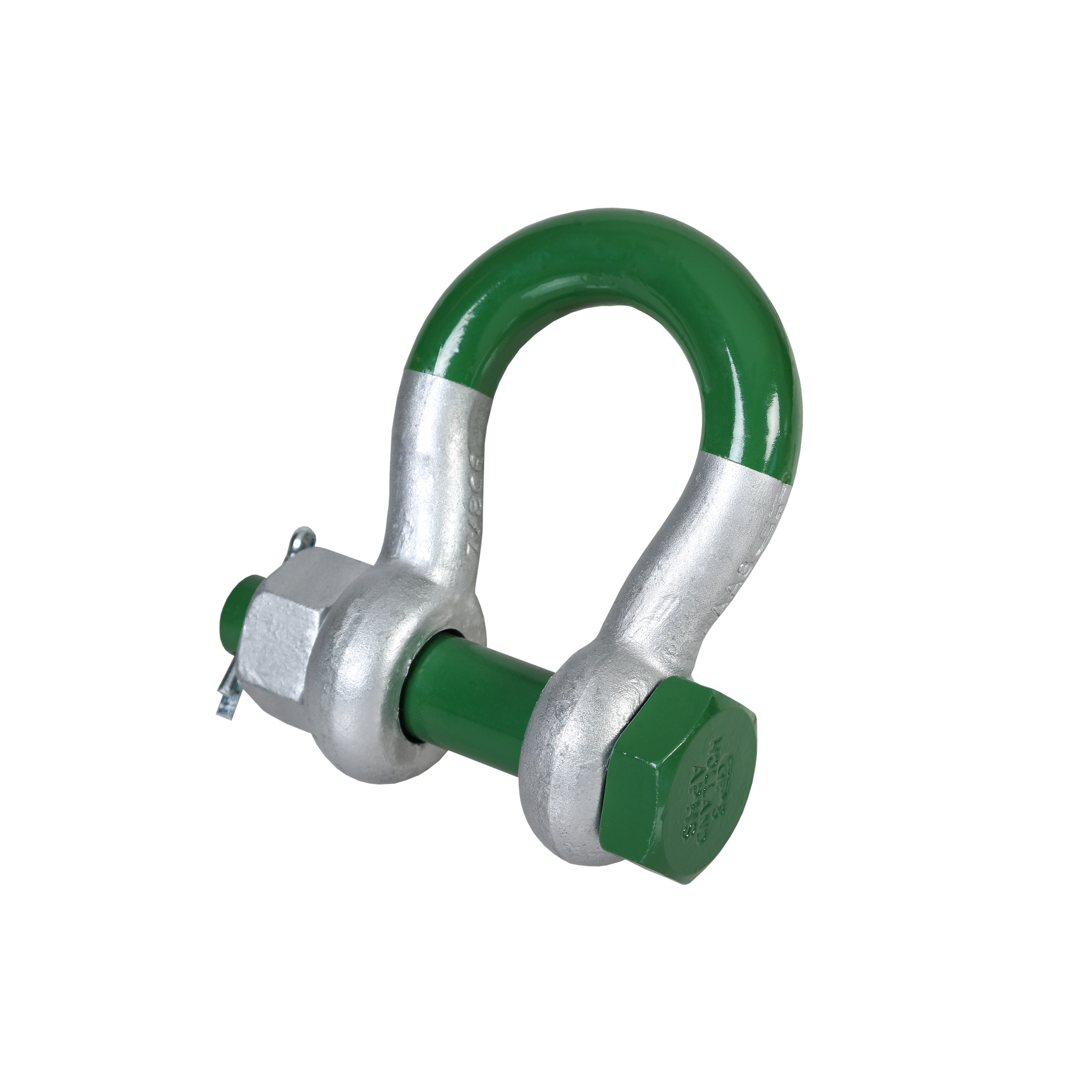 G 5263 Green Pin Super Bow Shackle BN