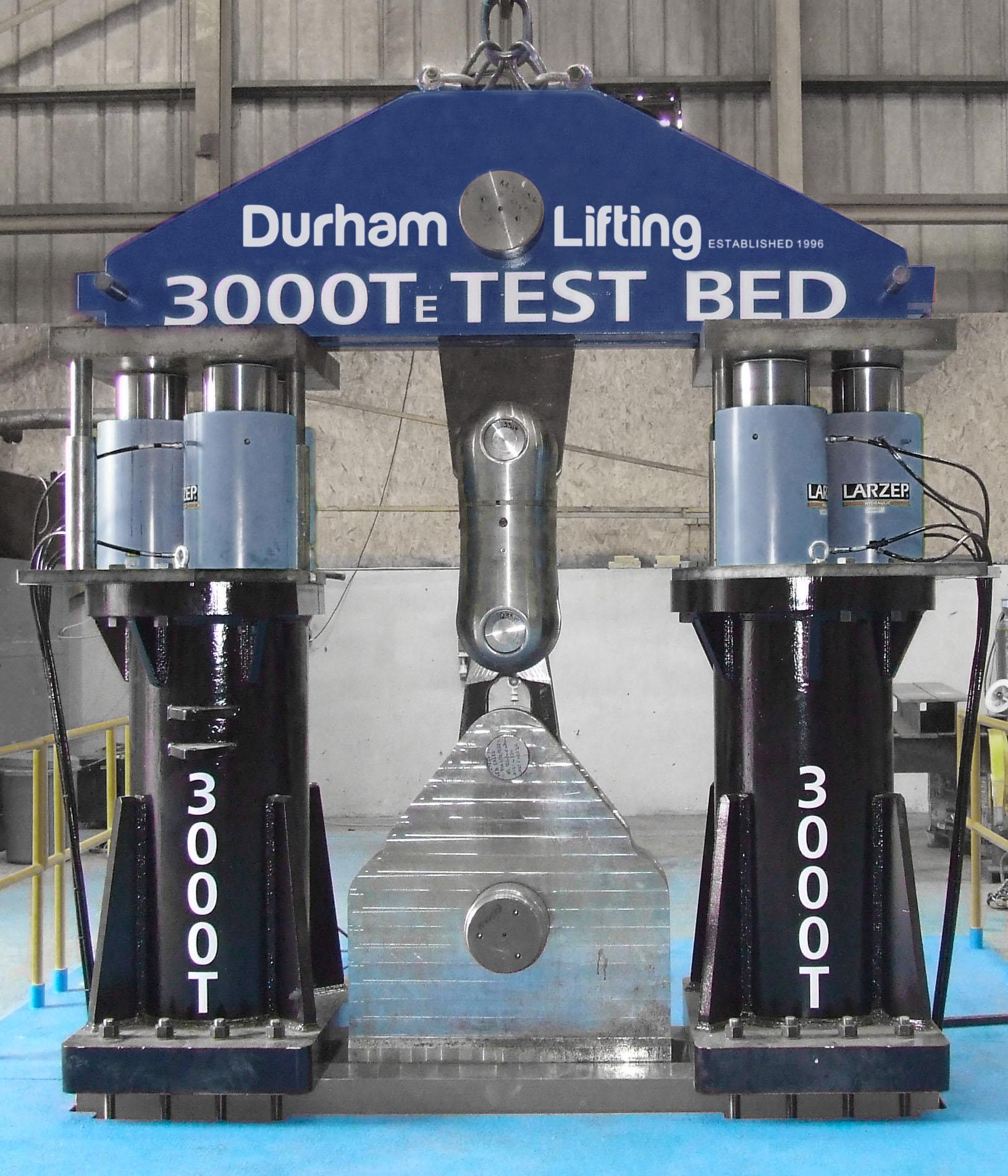 3000 tonne tensile test bed at Durham Lifting Britannia Test House
