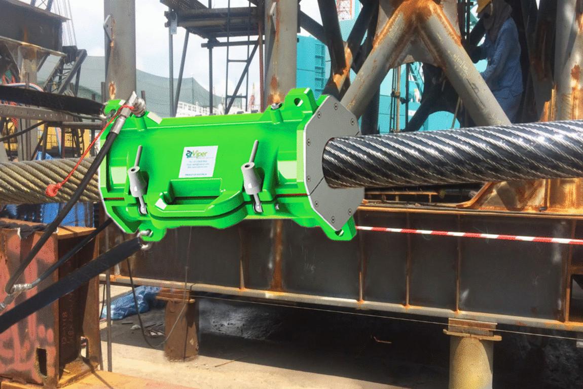 Viper Wire Rope Lubricator system