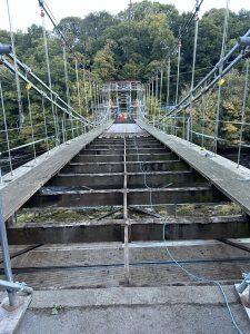Historic Whorlton Suspension Bridge