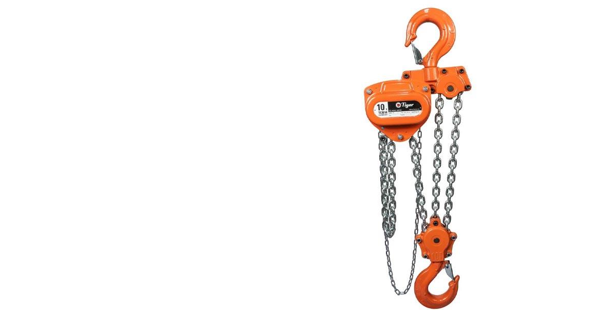 Chain hoist and hoisting equipment available from Durham Lifting