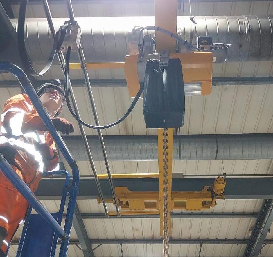 Durham Lifting crane installation and engineering support