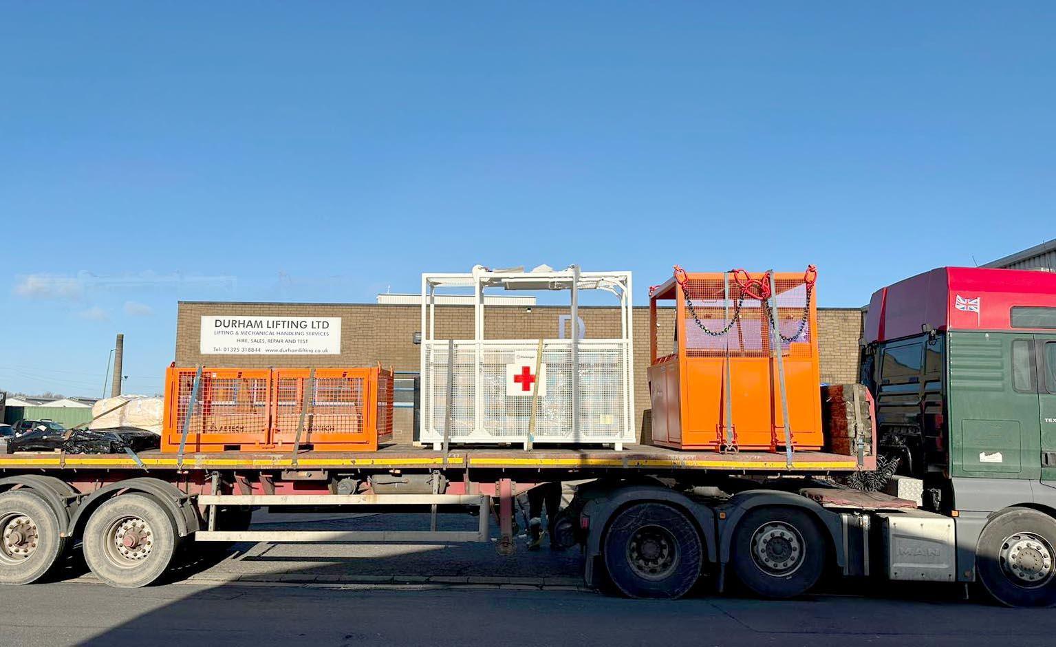 Height safety equipment hire including deadweight anchors tripods fall arrest blocks and man baskets