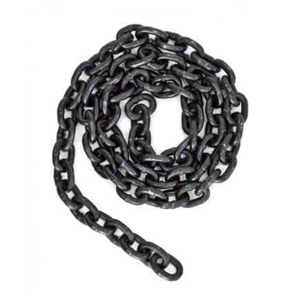 Lashing chains and transport chain assemblies