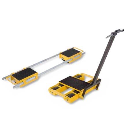 Load moving skates and machinery moving systems