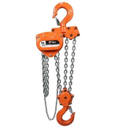 Manual chain hoists and chain blocks supplied by Durham Lifting