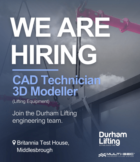 CAD Technician / 3D Modeller – Lifting Equipment recruitment artwork