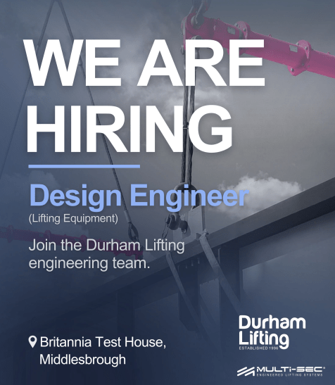 Design Engineer – Lifting Equipment recruitment artwork